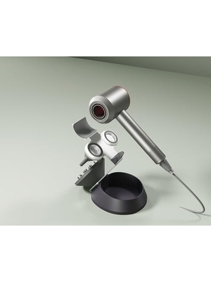 Voltix Supersonic Saç Kurutma Makinesi Için Manyetik Tutucu Stand, Difüzör ve Kablo Saklama Organizatörü (Supersonic Nural ile Uyumlu Değildir)