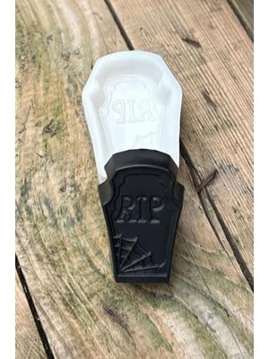 Mezar Taşı Rip Yazılı Mum Kalıbı (Silikon) (1 Adet)
