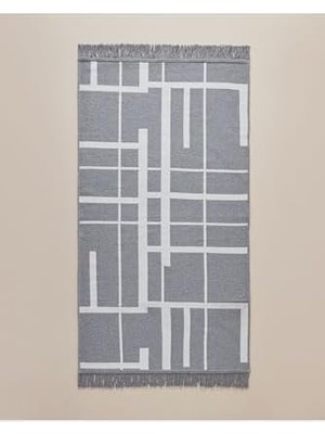 Smoky Dokuma Kilim 80X150 cm Gri