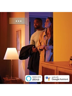 Huewa 8-75W Beyaz Ambiyans Akıllı E27 LED Ampul, Bluetooth Özellikli