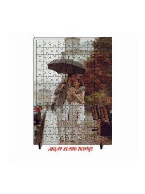 PremiumPort Kişiye Özel 140 Parça Ahşap Fotoğraf Puzzle, Eğlenceli ve Benzersiz Hediye
