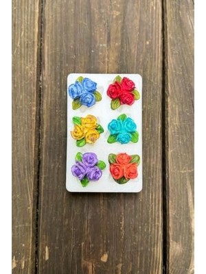 Gül Mini Silikon Mum Kalıbı