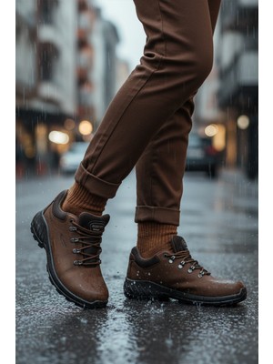 Scooter M4105 M Kahve Nubuk Su Geçirmez Kaymaz Taban  Erkek Outdoor Ayakkabı