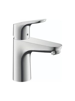 Focus Modern Yükseltme Kolay Temizlik 1 Saplı 1 7" Uzun Banyo Lavabo Bataryası Krom, 04371000