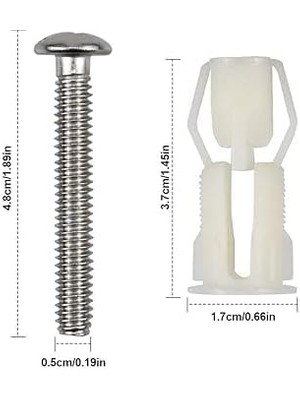 Klozet Kapağı Menteşe Dübel Seti  Klozet Kapağı Alt Menteşe Dübelleri Kaliteli