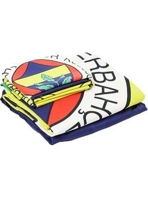 Lisanslı Fb Parçalı Logo Desenli Pamuk Nevresim Takımı, Çok Renkli, Çift Kişilik