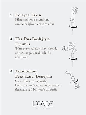 C Vitaminli Duş Filtresi Lavanta