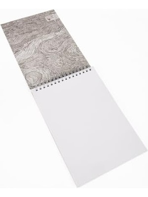 The Starry Night,  1889, A4 Eskiz Defter I, Çizgisiz, 50 Sayfa, 100 Gram, Beyaz Renk, Spiralli,