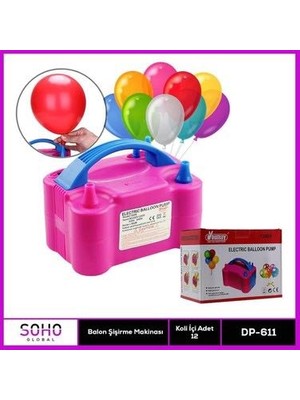 Moderncevher Profosyonel Elektrikli Çift Çıkışlı Balon Pompası