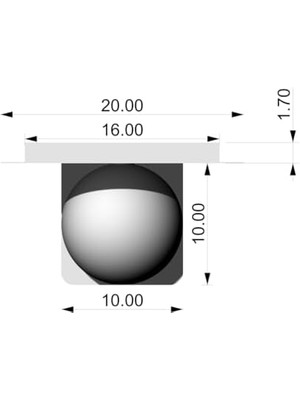 Ron Pota Aplik Aydınlatma