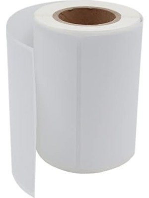 Hazır Al Hızlı Al Lamine Termal Etiket 100MM x 70MM Ruloda 500 Adet 40MM Çapında Direk Termal Transfer Etiketi
