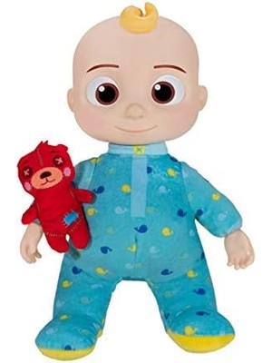 Cocomelon Müzikal Jj Peluş Bebek - Yatmadan Önce Şarkı Klipleri Söylemek Için Karnına Basın - Özellik ve Küçük Yastık Peluş Oyuncak Ayı Içerir