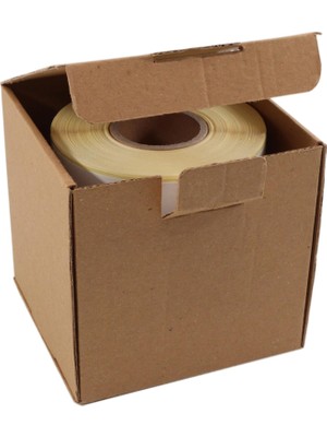 Hazır Al Hızlı Al Eko Termal Etiket 70MM x 140MM Ruloda 300 Adet 40MM Çapında Direk Termal Transfer Etiketi