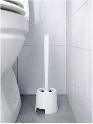 Tuvalet Fırçası 36,5 cm Beyaz Renk Meridyendukkan Banyo Gereçleri