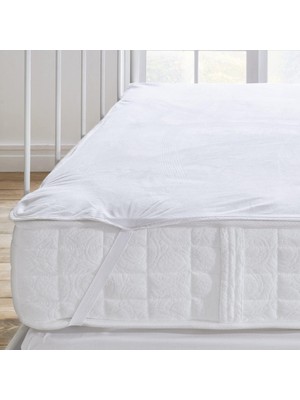 Bedding Micro Fit Lastikli Alez Tek Kişilik Alez - Beyaz