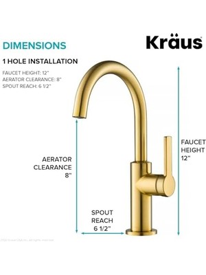 KPF-2822BB Oletto Tek Saplı Mutfak Bar Bataryası, 30 Cm, Fırçalanmış Bronz