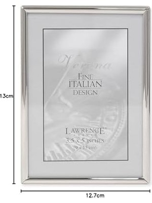 Frames Simply Metal Resim Çerçevesi, Gümüş, 3,5x5