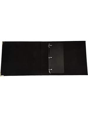 (Burgundy) - 30CM By 30CM 3-Ring Sewn Binder, Burgundy