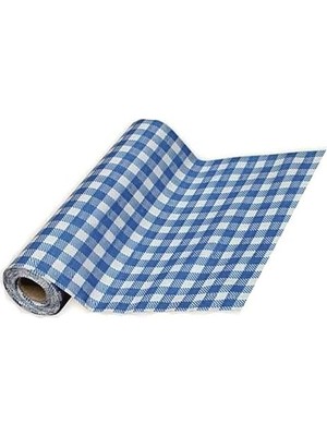 Kullan At Mavi Kağıt Masa Örtüsü 24 Metre 16 Yaprak