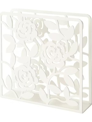 Çelik Toz Boya Peçetelik (Beyaz, 16X16 Cm)