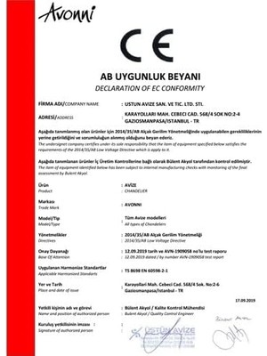 AV-60193-3Y-KRM Krem Boyalı Modern Avize E27 Metal Cam 70X15CM