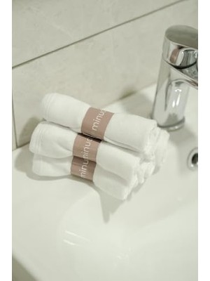 Bambu Bebek Havlusu 6'lı - Ultra Yumuşak ve Emici Bebek Banyo Yüz Havlusu - Hassas Ciltler