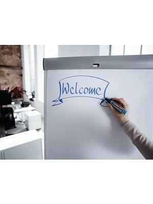 388 Flipchart Markör - Siyah - 1 Kalem - Kama Ucu 4-12 mm - Yazı Tahtaları Üzerine Yazmak, Çizmek ve Işaretlemek Için Kalem - Mürekkep Kağıdın Üzerinden Dökülmez - Kurumaz - Yoğun Renkli