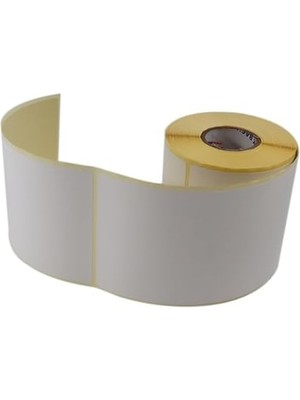 Hazır Al Hızlı Al Eko Termal Etiket 100MM x 200MM Ruloda 250 Adet 40MM Çapında Direk Termal Transfer Etiketi