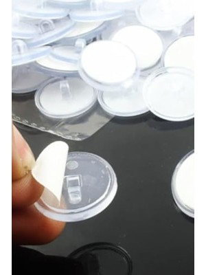 Balon Tavan ve Duvar Asma Aparatı 12 Adet Şeffaf Iz Bırakmayan