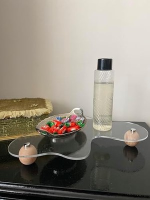 Lüks Şeffaf Organizer Takı Aromaterapi