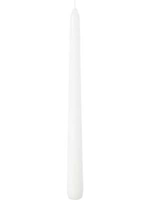 4lü Şamdan Mum Beyaz 25CM