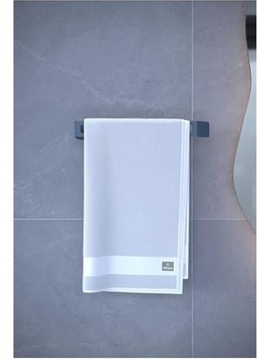 Metal Banyo Seti – Düz Tuvalet Kağıtlık ve Kağıt Havlu/havlu Askısı 2’li Set, Modern Tasarım -