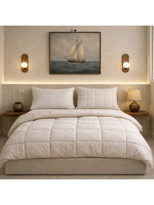 Penelope Gots Organik Pamuk ve Ayarlanabilir Destekli Çift Kişilik Uyku Seti