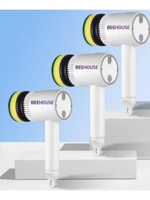 Şarjlı 2 Başlıklı Otomatik Temizlik Fırçası - Tuvalet Lavabo Tezgah Mutfak Bulaşık Temizlik Fırçası