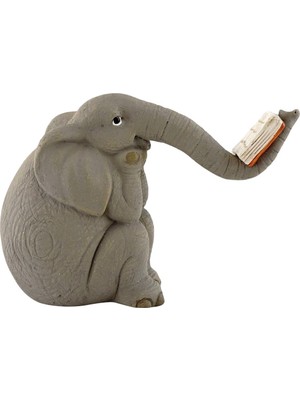 Top Dış Mekan Heykelleri, Gri, 3,8 cm Genişlik x 6,3 cm Yükseklik x 9,5 cm Derinlik