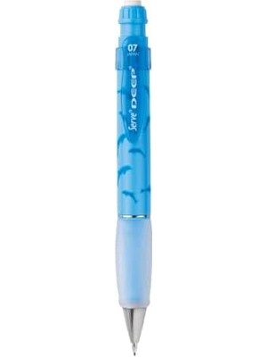 Mekanik Kurşun Kalem 0.7 mm Gök Mavi Yunus Deseni