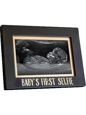 Bebeğin Ilk Selfie Sonogram Resim Çerçevesi, Cinsiyetsiz Bebek Hatırası Fotoğraf Çerçevesi, Bebek Odası Dekoru