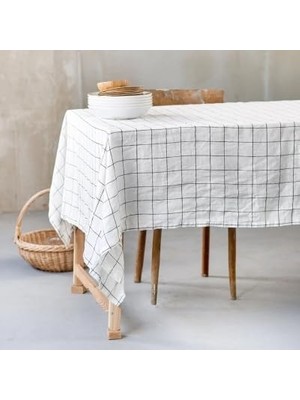 Luna | Kareli Masa Örtüsü (160 x 240)