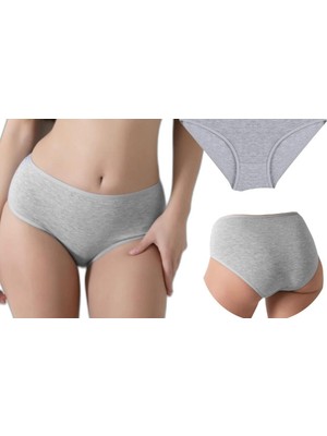 Gizem İç Giyim Yüksek Bel Siyah Kadın Külot 3'lü Paket