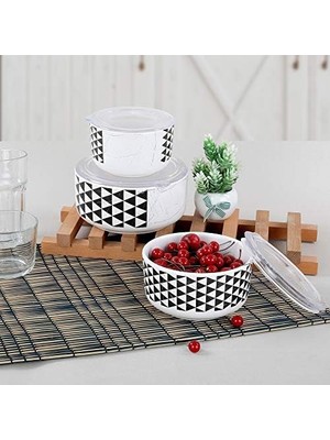 Trigon 3/4 Kera Saklama Kabı 12-14-16 cm 3 Parça