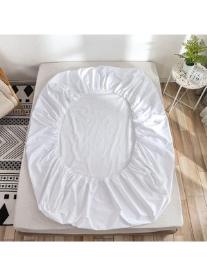 AT9713, Tek Kişilik, Kapitone, Elyaf Dolgulu, Fitted, Lastikli, Yatağı Saran, Alez, Çarşaf Alez, Yatak Koruyucu, 90X190 cm