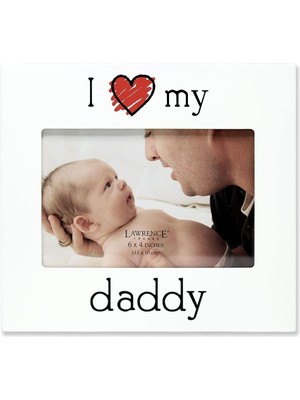 Frames 'ı My Daddy' Resim Çerçevesi, 15,6 x 10,5 Cm, Beyaz