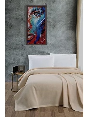 Klimalı Pike - Nefes Alabilen Pamuk Pike, Yazlık ve Mevsimlik Yatak Örtüsü, Yumuşak ve Hafif, Terletmez,tek Kişilik 170X240