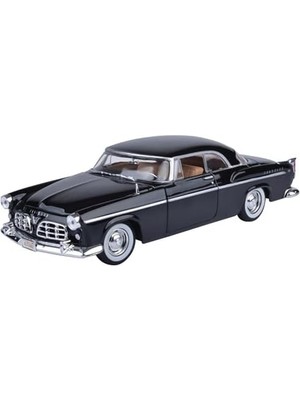 1955 Chrysler C300 1:24 Model Araba Siyah Çocuklar ve Yetişkinler Için Hediye Die-Cast