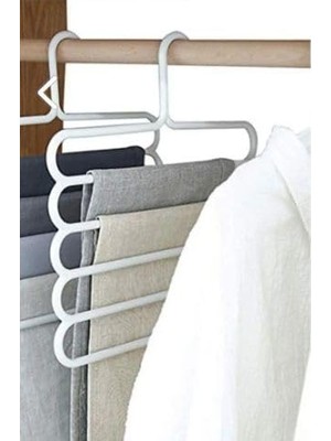 Pantolon, Kravat, Kemer ve Eşarp Askısı Organzier 5 Katlı Askılık Organizer