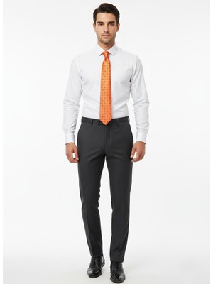 Presto Erkek Slimfit Armürlü Pantolon Siyah 3181-001