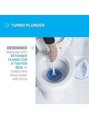 Mr. 440436 Turbo Piston ve Kase Fırça Caddy Set (Beyaz/mavi, 2)