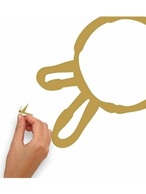 RMK4955GM Potter Gözlükleri Dev Soyma ve Çubuk Duvar Çıkartması