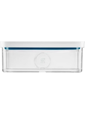 Fresh & Save Cube Vakumlu Saklama Kabı, L, 21 Santimetre, Şeffaf Akdeniz Mavisi