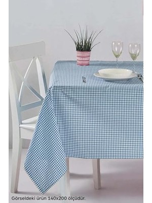 Rivaistanbul Mavi Pötikareli Masa Örtüsü, Sofra Bezi, Piknik Örtüsü
